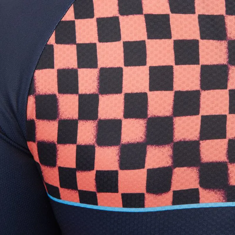 Giro Womens Chrono Sport Short Sleeve Jersey - Blue Checks 5 Giro Womens Chrono Sport Short Sleeve Jersey - Blue Checks - Image 5