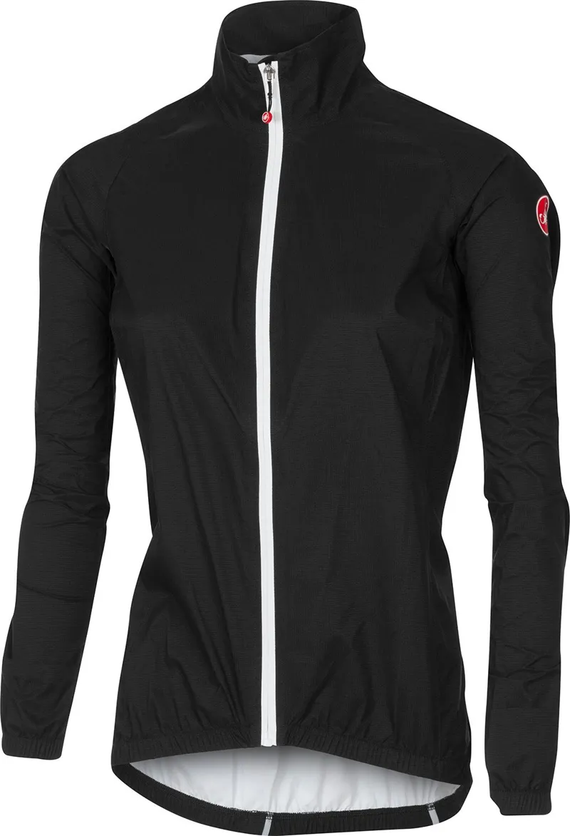 Castelli Emergency Womens Waterproof Jacket - Black 1 Castelli Emergency Womens Waterproof Jacket - Black