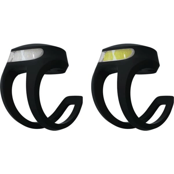 Knog Frog V3 Twinpack USB Light Set - Abyss Grey 4 Knog Frog V3 Twinpack USB Light Set - Abyss Grey - Image 4