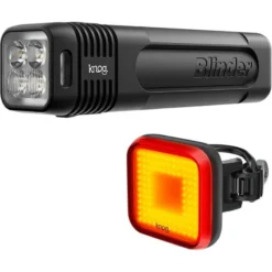Knog Blinder Pro 600/Blinder 100 USB Light Set - Black -Cycle Fix kng13304