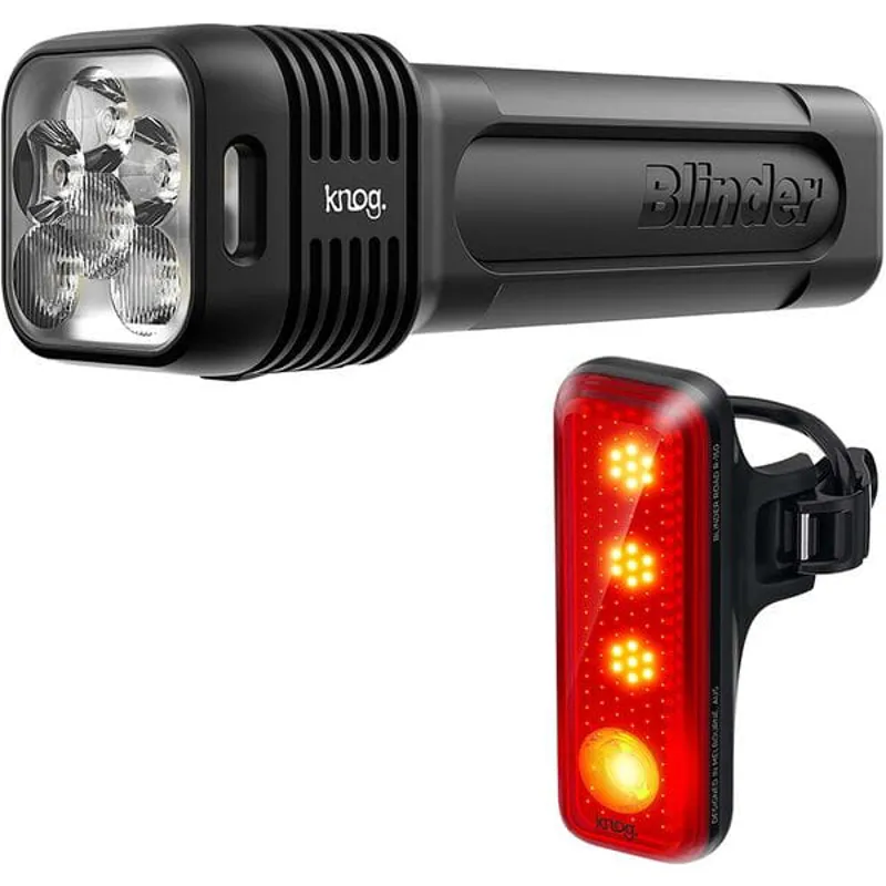 Knog Blinder Pro 1300/R150 USB Light Set - Black 3 Knog Blinder Pro 1300/R150 USB Light Set - Black - Image 3