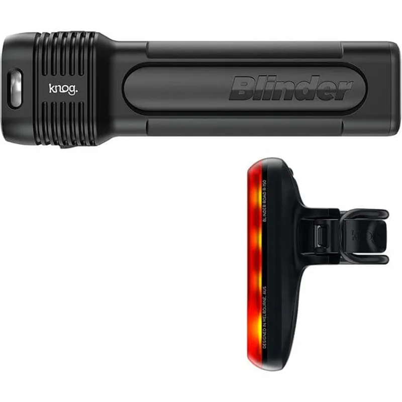 Knog Blinder Pro 1300/R150 USB Light Set - Black 2 Knog Blinder Pro 1300/R150 USB Light Set - Black - Image 2