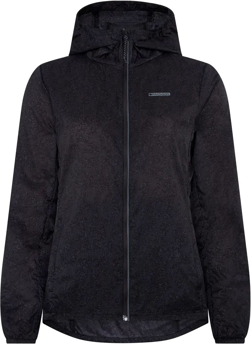 Madison Roam Lightweight Packable Showerproof Womens Jacket - Black 2 Madison Roam Lightweight Packable Showerproof Womens Jacket - Black - Image 2