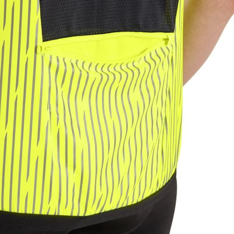 Madison Stellar Reflective Windproof Women's Gilet - Hi-Viz Yellow 6 Madison Stellar Reflective Windproof Women's Gilet - Hi-Viz Yellow - Image 6