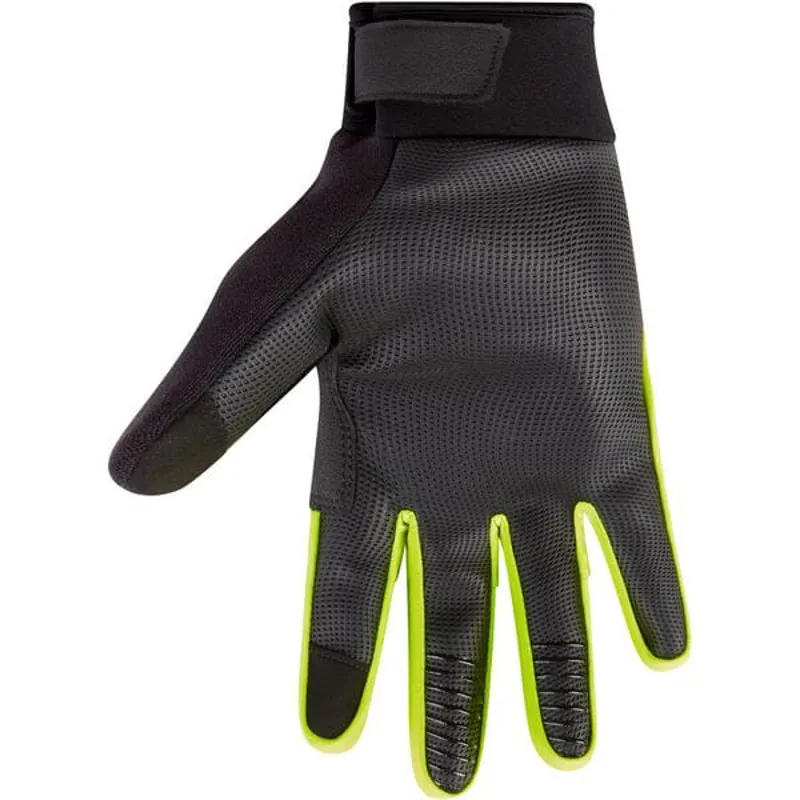 Madison Stellar Reflect Waterproof Long Finger Gloves - Hi-Viz Yellow/Black 3 Madison Stellar Reflect Waterproof Long Finger Gloves - Hi-Viz Yellow/Black - Image 3