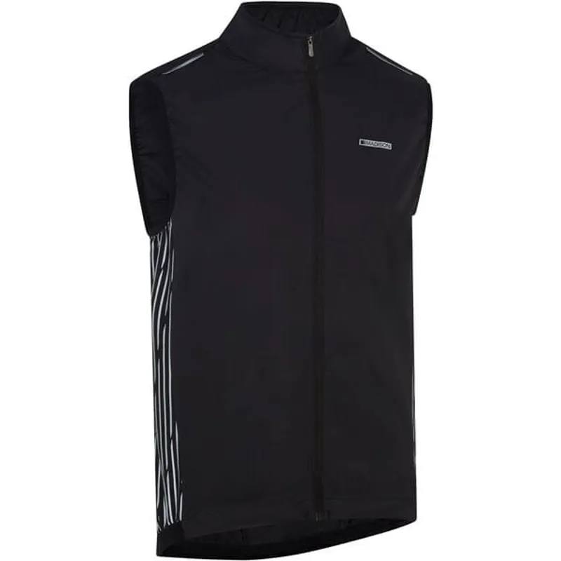 Madison Stellar Reflective Windproof Men's Gilet - Black 1 Madison Stellar Reflective Windproof Men's Gilet - Black