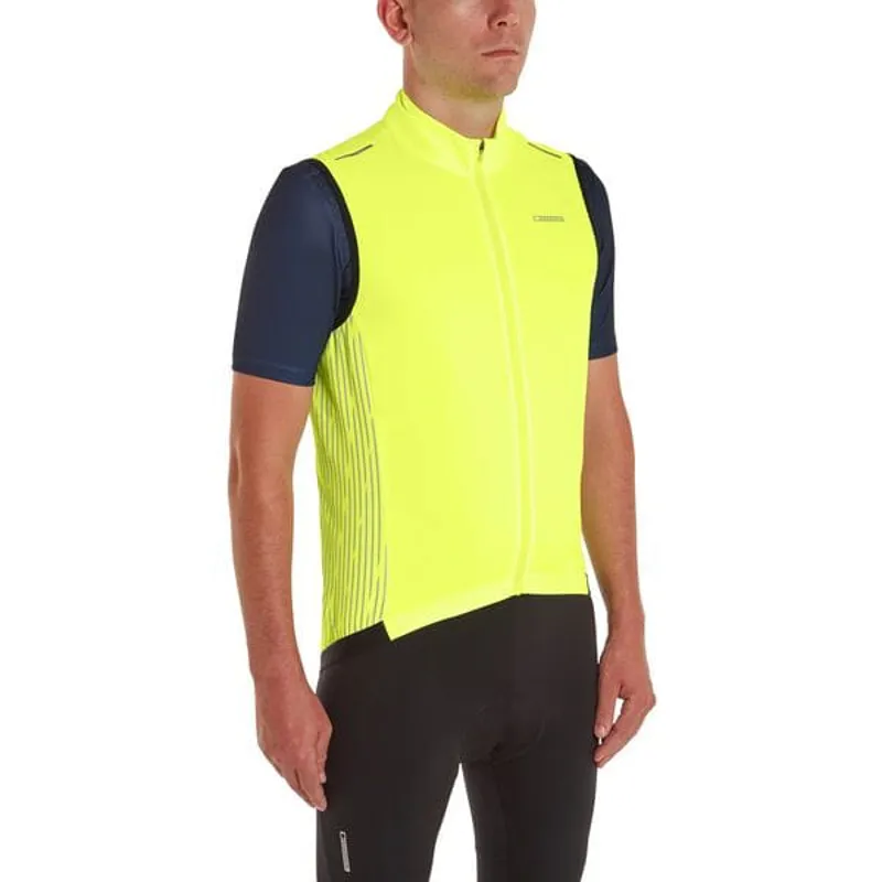 Madison Stellar Reflective Windproof Men's Gilet - Hi-Viz Yellow 6 Madison Stellar Reflective Windproof Men's Gilet - Hi-Viz Yellow - Image 6
