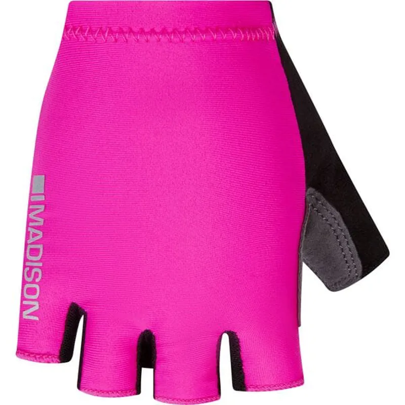 Madison Freewheel Youth Mitts - Fuschia Pink 1 Madison Freewheel Youth Mitts - Fuschia Pink