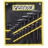 Pedros 9 Piece Pro T/L Hex Set