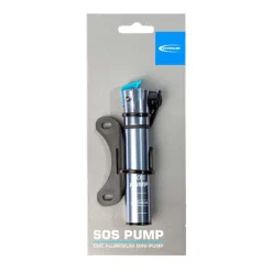 Schwalbe SOS Mini Pump - Silver -Cycle Fix sca102