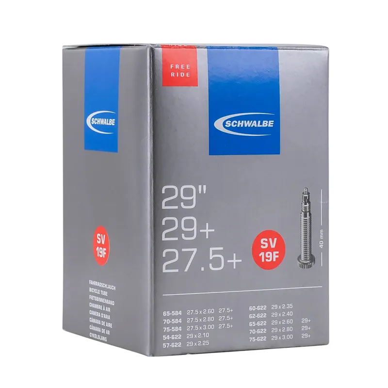 Schwalbe SV19F 27.5/29 X 2.10/3.00 40mm Inner Tube - Presta 1 Schwalbe SV19F 27.5/29 X 2.10/3.00 40mm Inner Tube - Presta