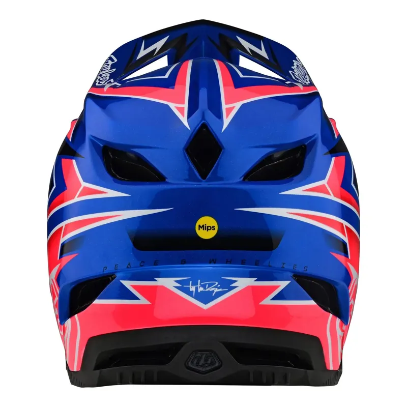 Troy Lee Designs D4 Composite MIPS Full Face Helmet - Volt Blue 1 Troy Lee Designs D4 Composite MIPS Full Face Helmet - Volt Blue