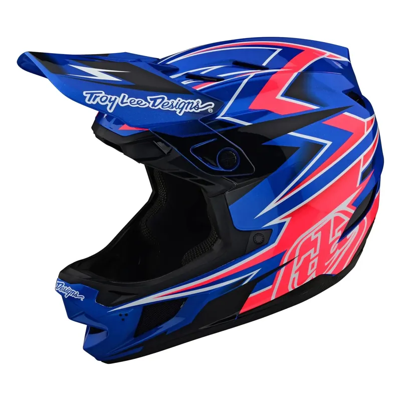 Troy Lee Designs D4 Composite MIPS Full Face Helmet - Volt White 3 Troy Lee Designs D4 Composite MIPS Full Face Helmet - Volt White - Image 3