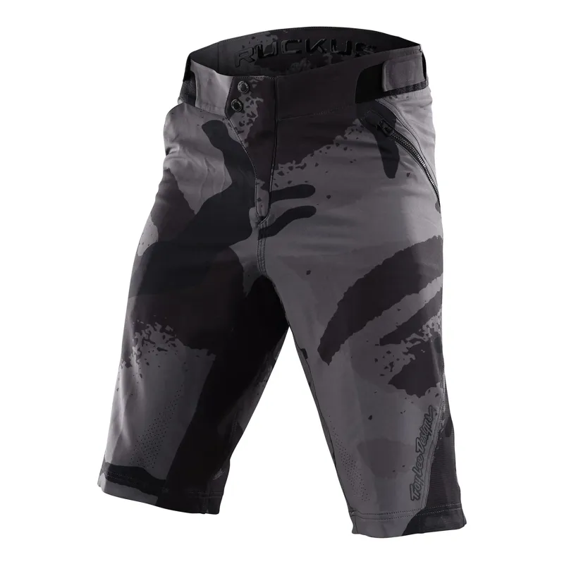 Troy Lee Designs Ruckus Men's Baggy Shorts - Brit Camo Black 4 Troy Lee Designs Ruckus Men's Baggy Shorts - Brit Camo Black - Image 4