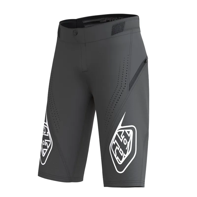 Troy Lee Designs Sprint Youth Baggy Shorts - Mono Charcoal 1 Troy Lee Designs Sprint Youth Baggy Shorts - Mono Charcoal