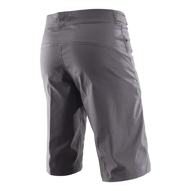 Troy Lee Designs Flowline Men's Baggy Shorts - Shell Only - Solid Charcoal 3 Troy Lee Designs Flowline Men's Baggy Shorts - Shell Only - Solid Charcoal - Image 3