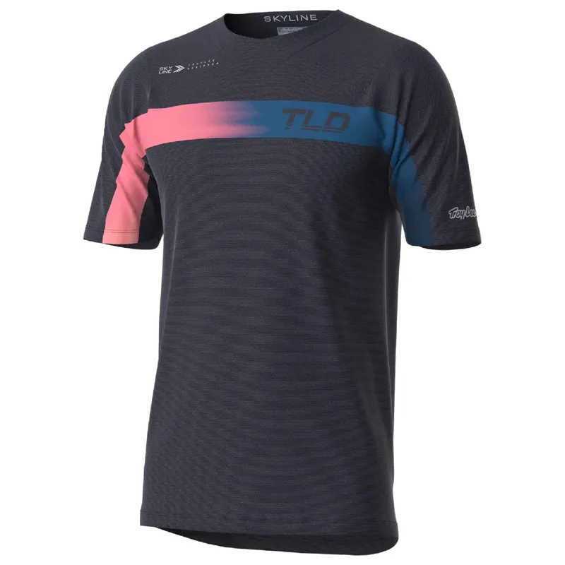 Troy Lee Designs Skyline Men's Short Sleeve Jersey - Jet Fuel Carbon 3 Troy Lee Designs Skyline Men's Short Sleeve Jersey - Jet Fuel Carbon - Image 3