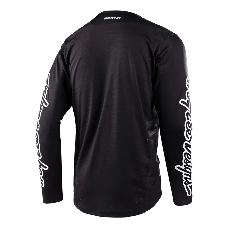 Troy Lee Designs Sprint Men's Long Sleeve Jersey - Icon Black 8 Troy Lee Designs Sprint Men's Long Sleeve Jersey - Icon Black - Image 8