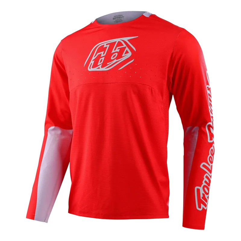 Troy Lee Designs Sprint Men's Long Sleeve Jersey - Icon Black 7 Troy Lee Designs Sprint Men's Long Sleeve Jersey - Icon Black - Image 7