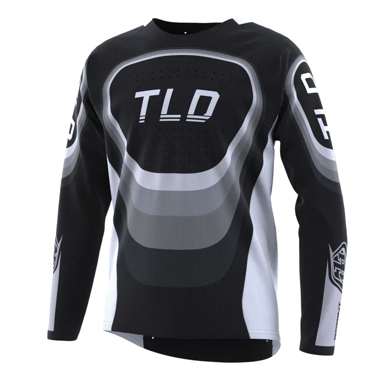 Troy Lee Designs Sprint Youth Long Sleeve Jersey - Icon Black 4 Troy Lee Designs Sprint Youth Long Sleeve Jersey - Icon Black - Image 4