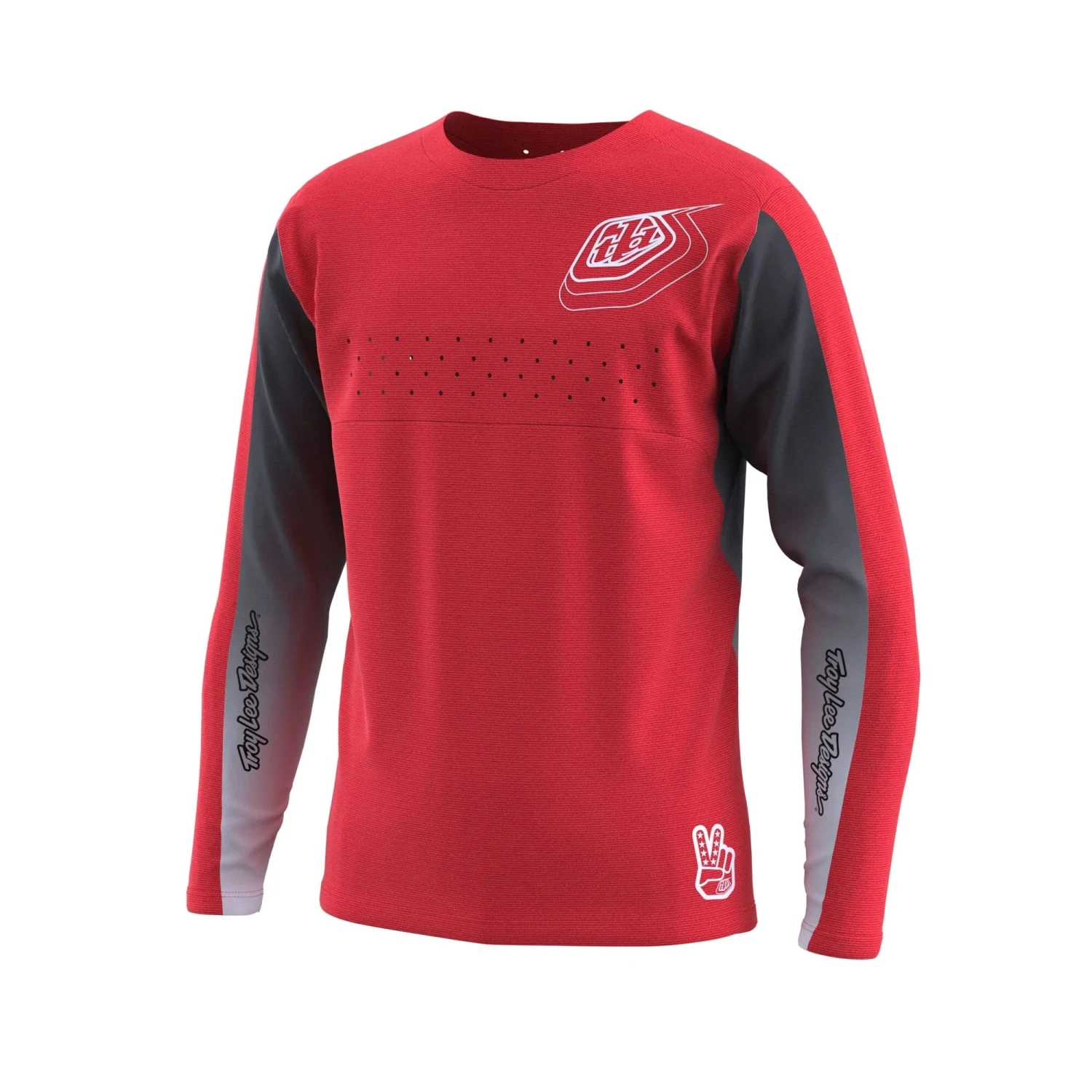 Troy Lee Designs Sprint Youth Long Sleeve Jersey - Icon Black 2 Troy Lee Designs Sprint Youth Long Sleeve Jersey - Icon Black - Image 2