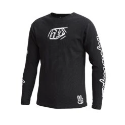 Troy Lee Designs Sprint Youth Long Sleeve Jersey - Reverb Charcoal -Cycle Fix tld324929001 1 2000x.progressive 2