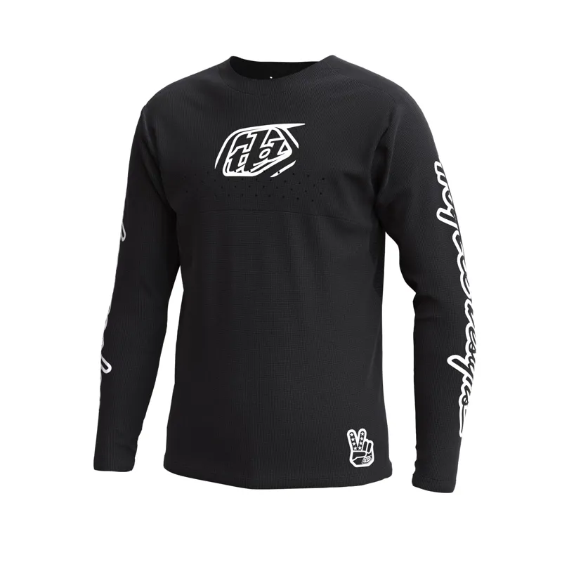 Troy Lee Designs Sprint Youth Long Sleeve Jersey - Icon Black 7 Troy Lee Designs Sprint Youth Long Sleeve Jersey - Icon Black - Image 7