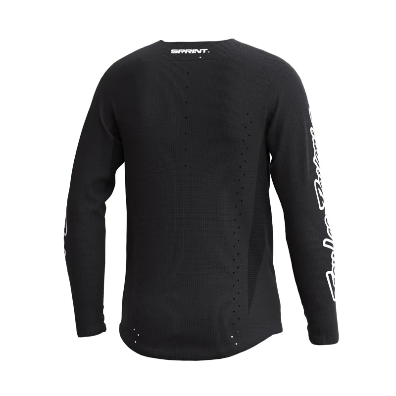 Troy Lee Designs Sprint Youth Long Sleeve Jersey - Icon Black 1 Troy Lee Designs Sprint Youth Long Sleeve Jersey - Icon Black