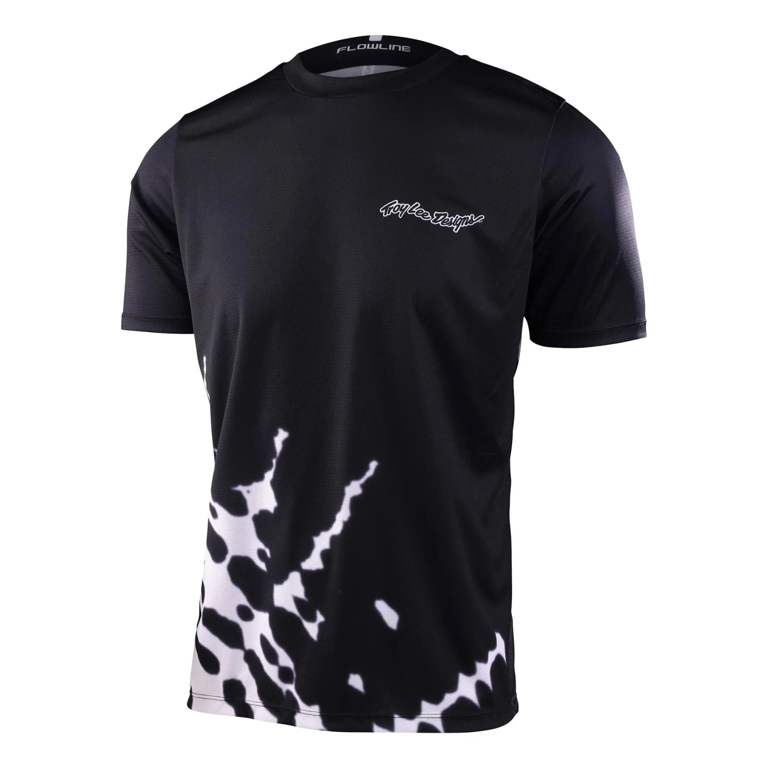 Troy Lee Designs Flowline Men's Short Sleeve Jersey - Camo Carbon 1 Troy Lee Designs Flowline Men's Short Sleeve Jersey - Camo Carbon