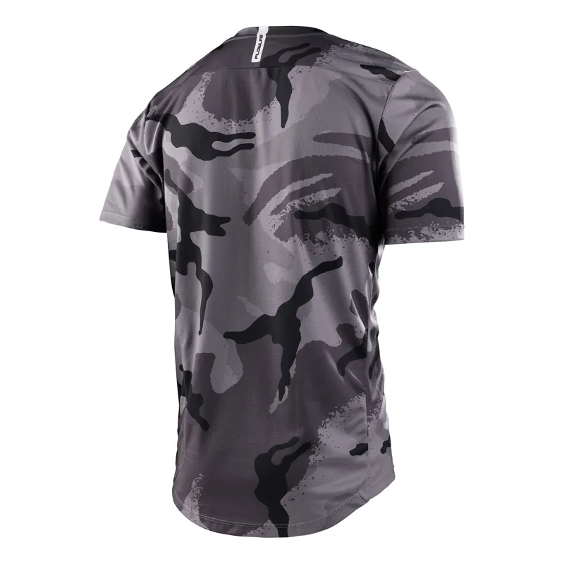 Troy Lee Designs Flowline Men's Short Sleeve Jersey - Camo Carbon 5 Troy Lee Designs Flowline Men's Short Sleeve Jersey - Camo Carbon - Image 5