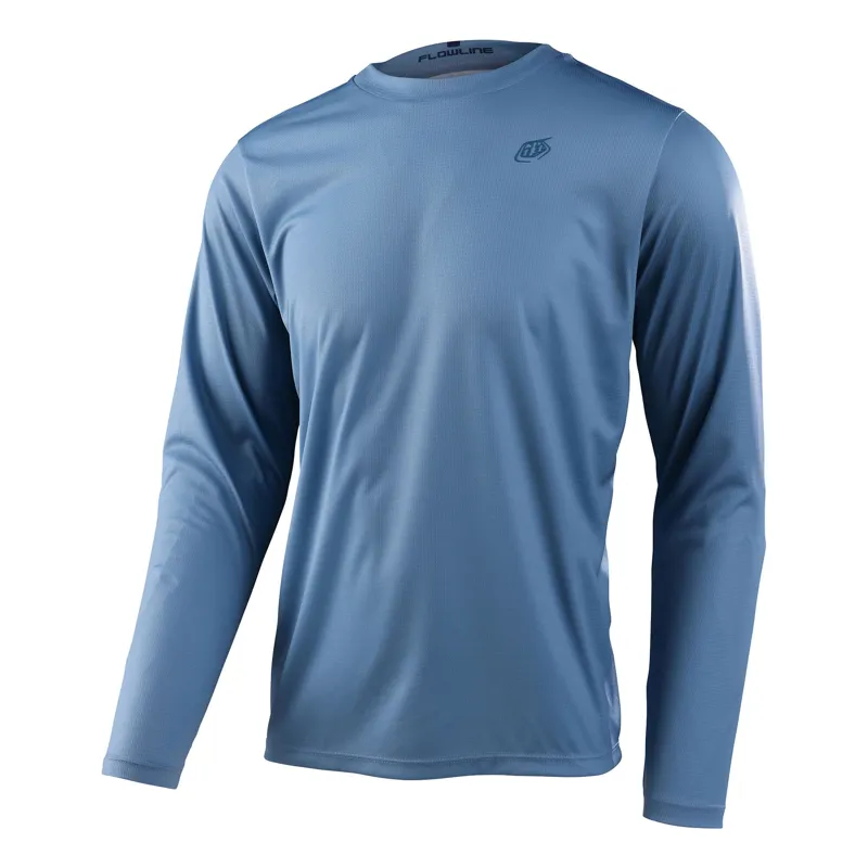 Troy Lee Designs Flowline Men's Long Sleeve Jersey - Solid Windward 6 Troy Lee Designs Flowline Men's Long Sleeve Jersey - Solid Windward - Image 6