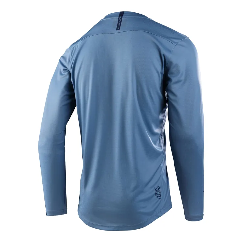 Troy Lee Designs Flowline Men's Long Sleeve Jersey - Solid Windward 4 Troy Lee Designs Flowline Men's Long Sleeve Jersey - Solid Windward - Image 4