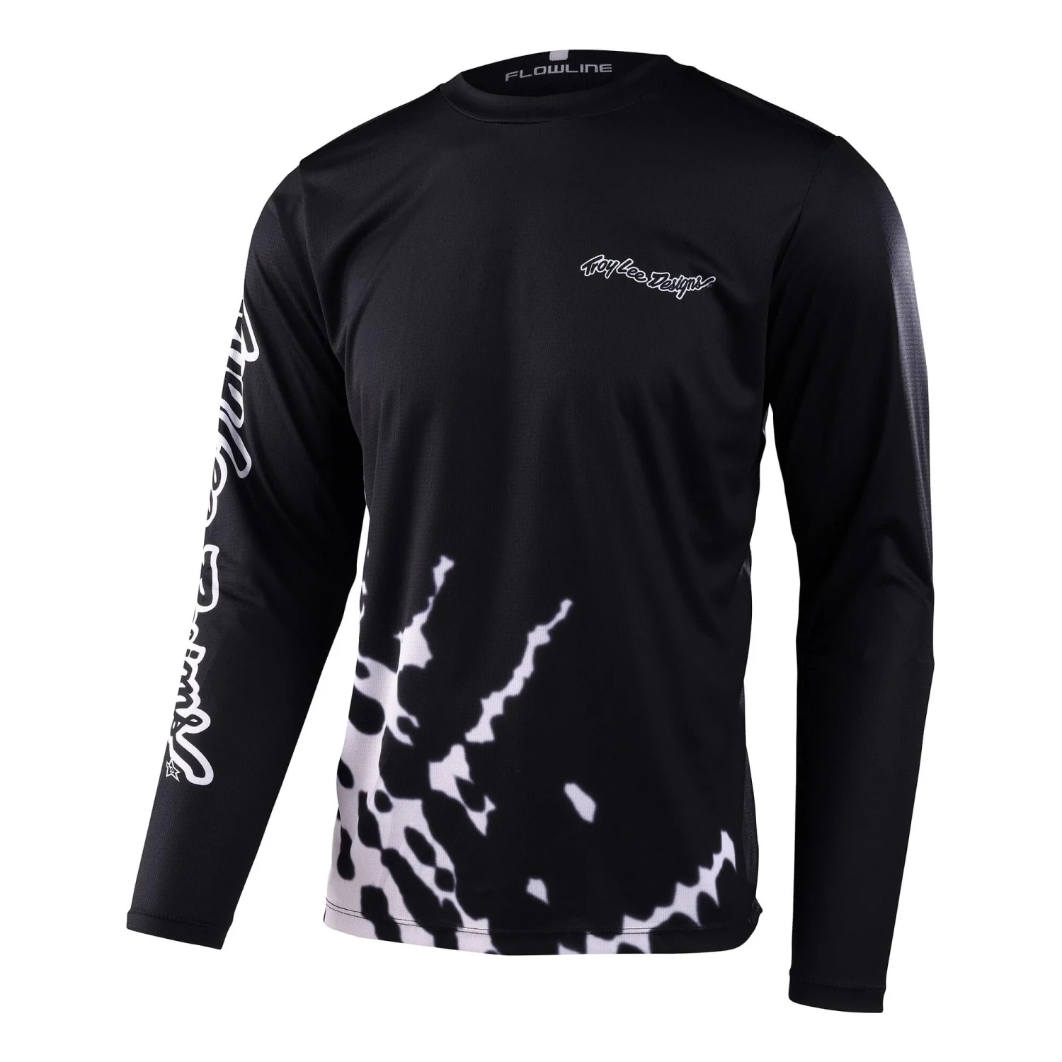 Troy Lee Designs Flowline Men's Long Sleeve Jersey - Solid Windward 1 Troy Lee Designs Flowline Men's Long Sleeve Jersey - Solid Windward