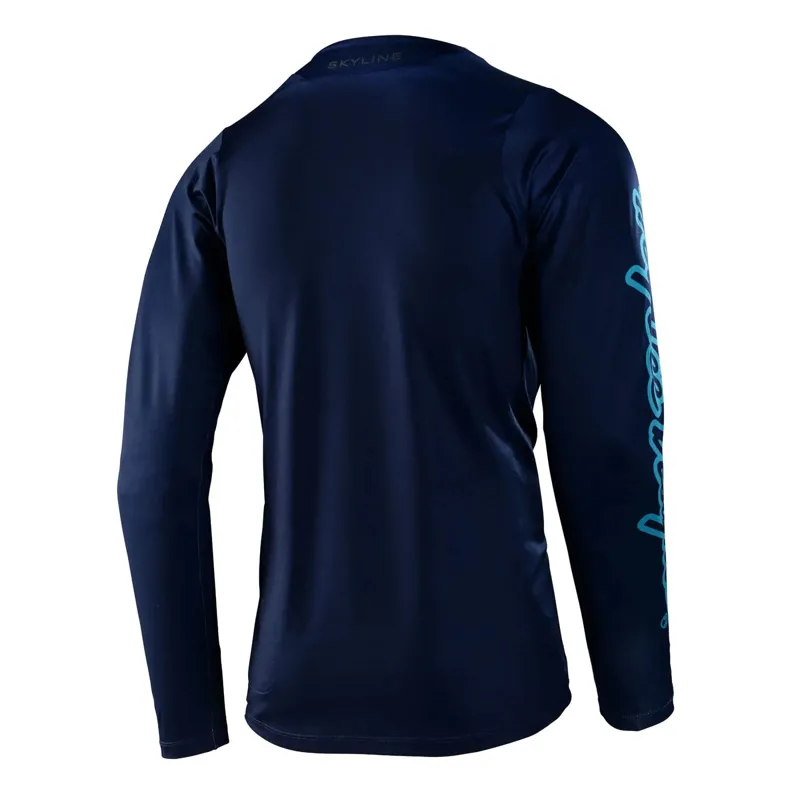 Troy Lee Designs Skyline Chill Men's Long Sleeve Jersey - Iconic Navy 1 Troy Lee Designs Skyline Chill Men's Long Sleeve Jersey - Iconic Navy