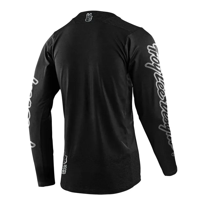 Troy Lee Designs Skyline Chill Men's Long Sleeve Jersey - Black 2 Troy Lee Designs Skyline Chill Men's Long Sleeve Jersey - Black - Image 2