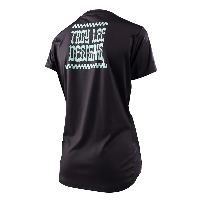 Troy Lee Designs Lilium Women's Short Sleeve Jersey - Micayla Gatto Black 3 Troy Lee Designs Lilium Women's Short Sleeve Jersey - Micayla Gatto Black - Image 3