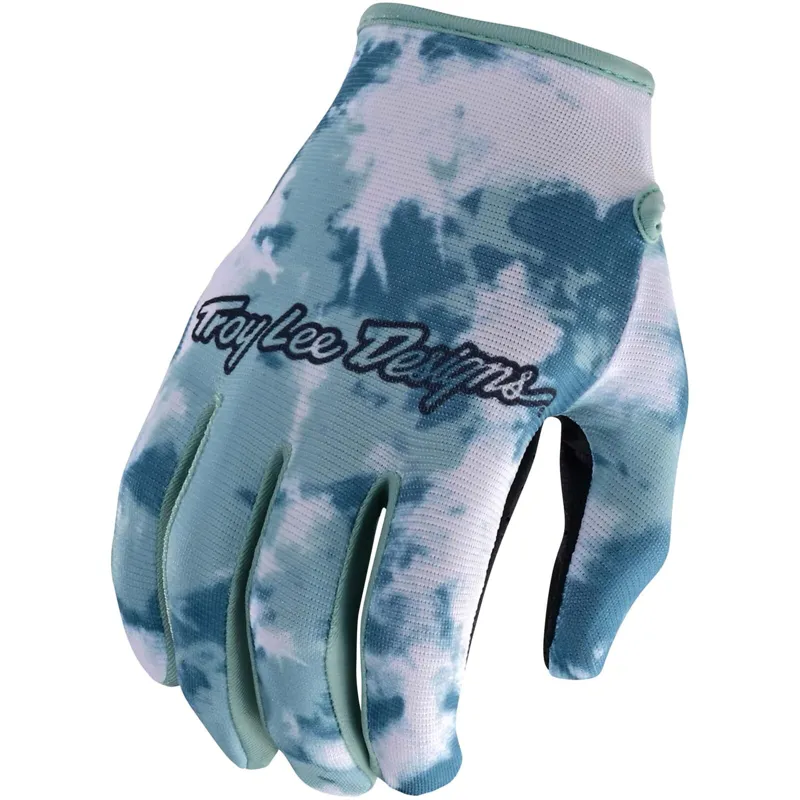 Troy Lee Designs Flowline Men's MTB Long Finger Gloves - Plot Blue Haze 2 Troy Lee Designs Flowline Men's MTB Long Finger Gloves - Plot Blue Haze - Image 2