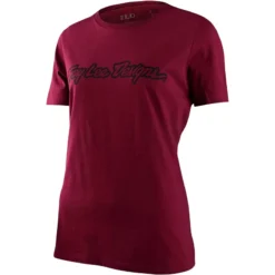 Troy Lee Designs Signature Women's Short Sleeve T-Shirt - Black