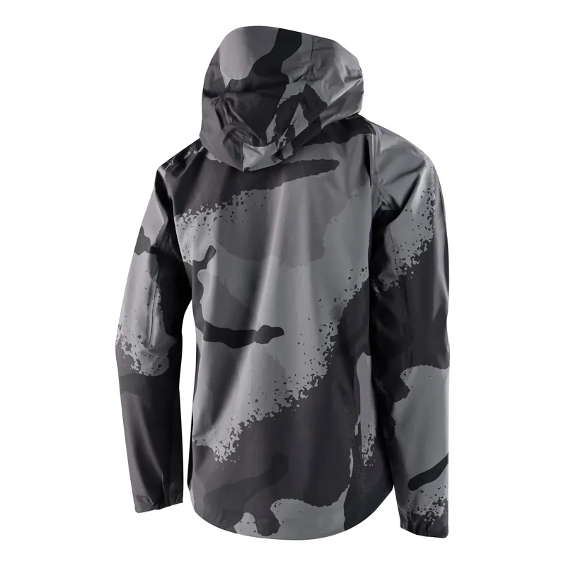 Troy Lee Designs Descent Men's Waterproof Jacket - Camo Carbon 2 Troy Lee Designs Descent Men's Waterproof Jacket - Camo Carbon - Image 2
