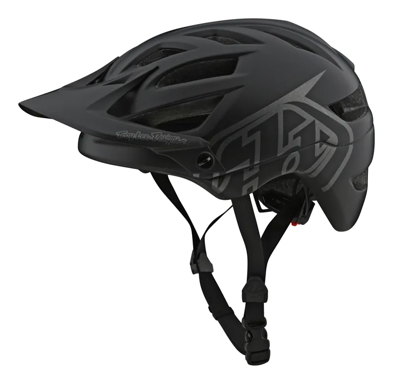 Troy Lee Designs A1 Youth MTB Helmet - Drone Black/Silver 2 Troy Lee Designs A1 Youth MTB Helmet - Drone Black/Silver - Image 2