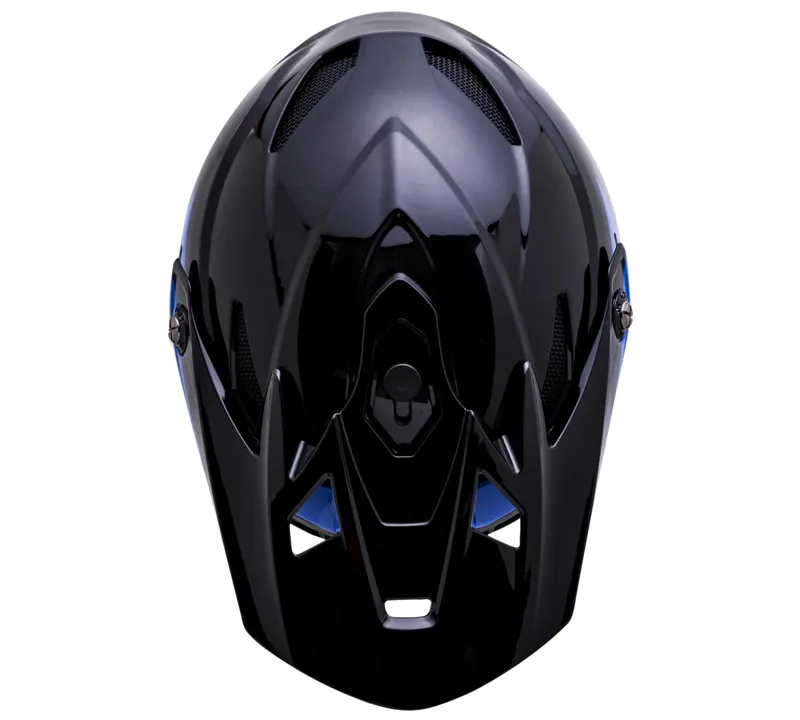 Kali Zoka Grit Full Face Helmet - Black/Blue 2 Kali Zoka Grit Full Face Helmet - Black/Blue - Image 2