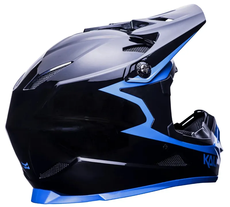 Kali Zoka Grit Full Face Helmet - Black/Blue 3 Kali Zoka Grit Full Face Helmet - Black/Blue - Image 3