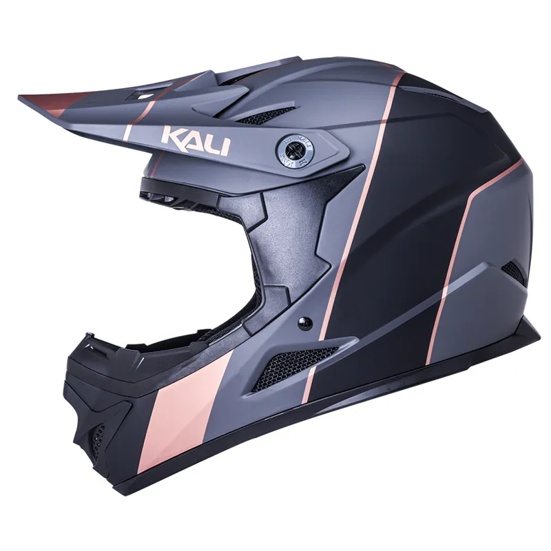 Kali Zoka Stripe Full Face Helmet - Matt Black/Bronze 3 Kali Zoka Stripe Full Face Helmet - Matt Black/Bronze - Image 3