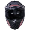 Kali Zoka Stripe Full Face Helmet - Matt Black/Bronze